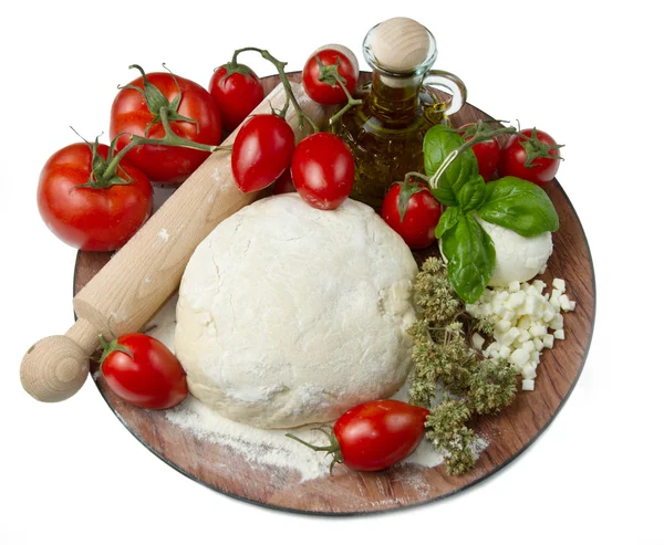 Ingredientes de pizza — Fotografia de Stock