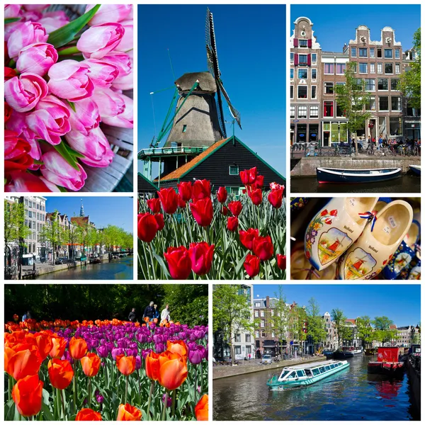 Holland-Collage — Stockfoto