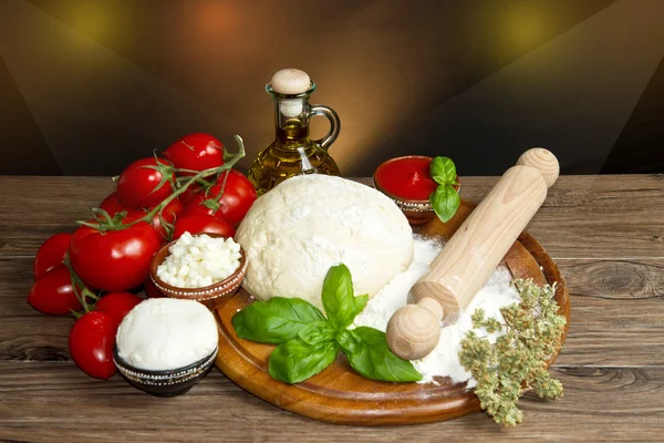 Pizza ingredients — Stock Photo, Image