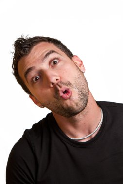 Surprised man clipart