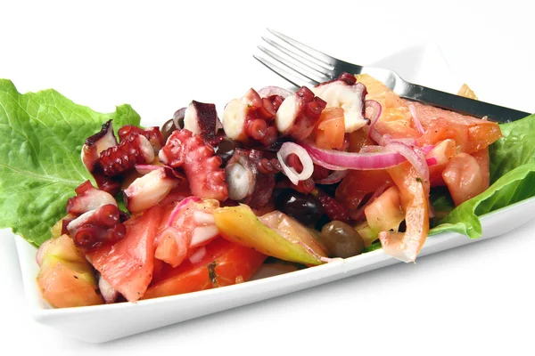 Octopus salad — Stock Photo, Image