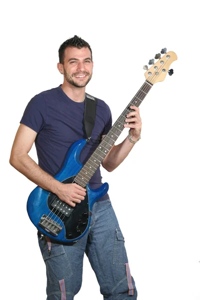 Musician with a low — Stock Photo, Image
