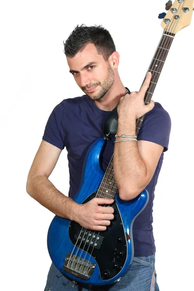 Musician with a low — Stock Photo, Image