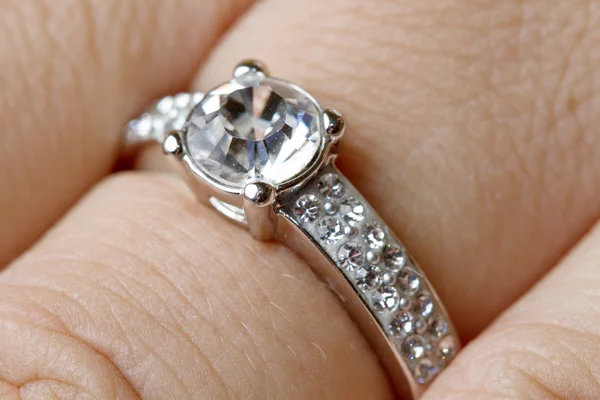 Ring-Diamant — Stockfoto