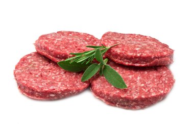 Raw hamburger clipart