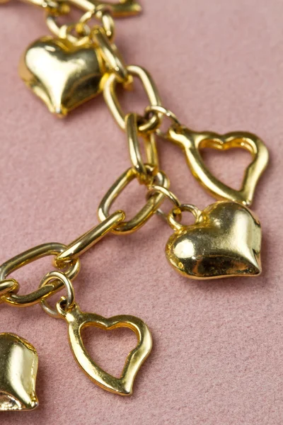 Bracelet in heart shape — Stock Photo, Image