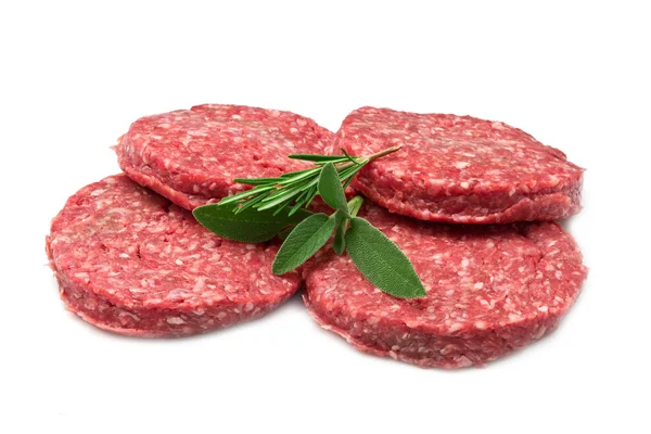 Raw hamburger — Stock Photo, Image