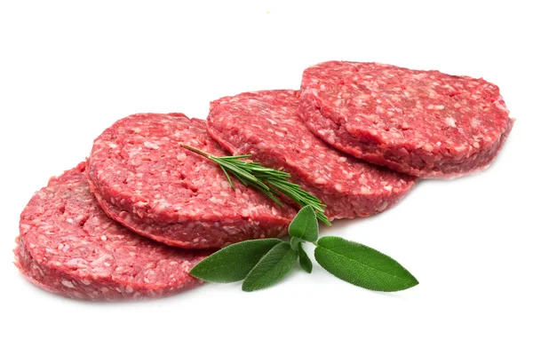 Raw hamburger — Stock Photo, Image