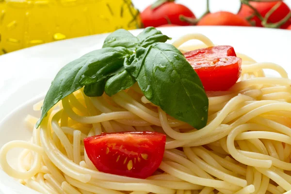 Espaguetis con tomate — Foto de Stock