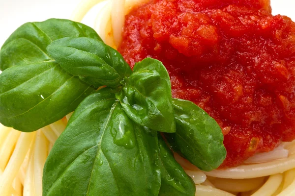 Spaghetti with tomato — Stock Photo, Image