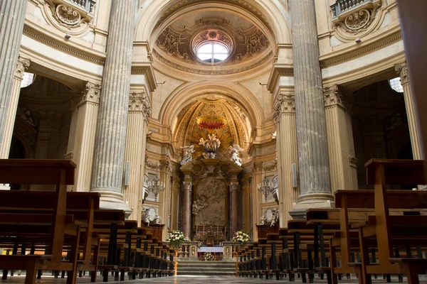 Intern of basilica di Superga Church — Stock Photo, Image
