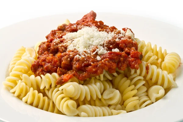 Pasta with bolognese sauce — Stock Photo, Image