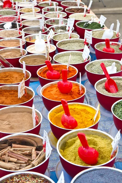 Spices in market — Stock Photo, Image