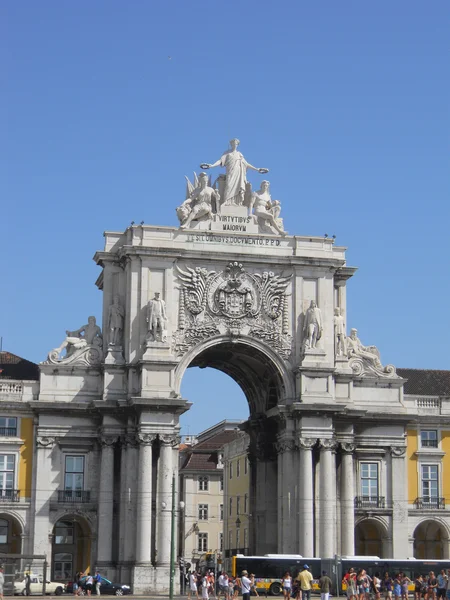 Piazza del commercio di Lisbona — Foto Stock