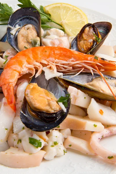 Seafood sallad — Stockfoto