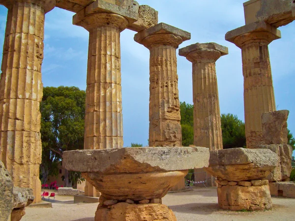 Храм в Селинунте — стоковое фото