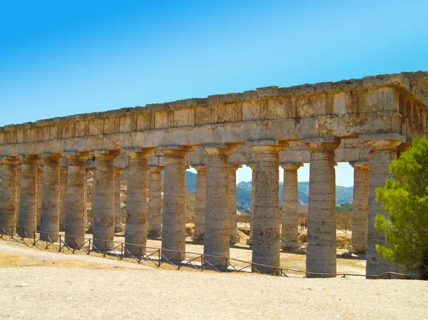 Храм на Selinunt — стокове фото