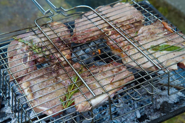 Barbekü biftek — Stok fotoğraf