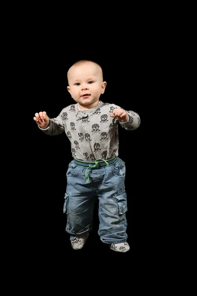 Toddler in a nappy — Stock Photo, Image