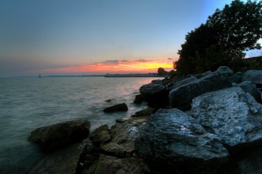 günbatımı üzerinde bağlantı noktası dover