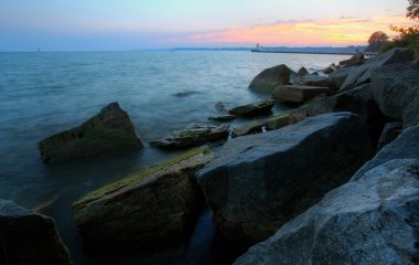 günbatımı üzerinde bağlantı noktası dover