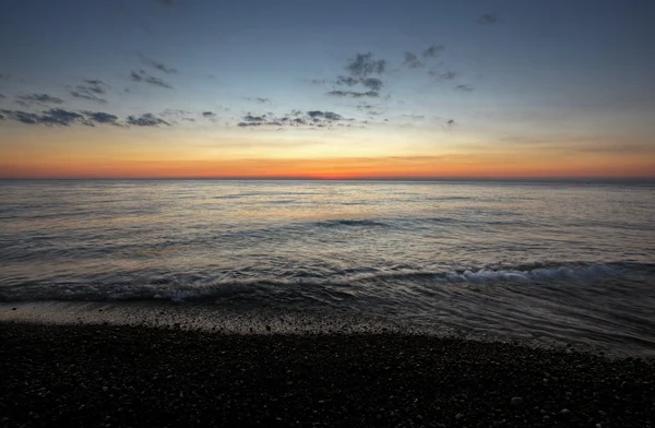 Spiaggia al tramonto — Foto Stock