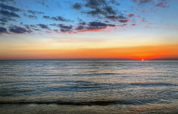 stock image Beach at sunset