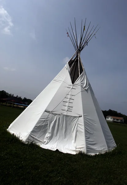 stock image White tipi