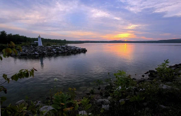 Isola tramonto — Foto Stock