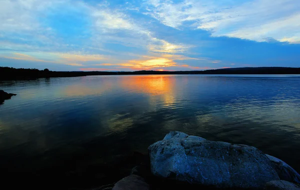 Isla puesta de sol — Foto de Stock