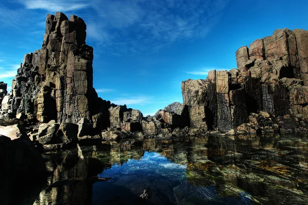 Coastal rock formations — Stock Photo, Image