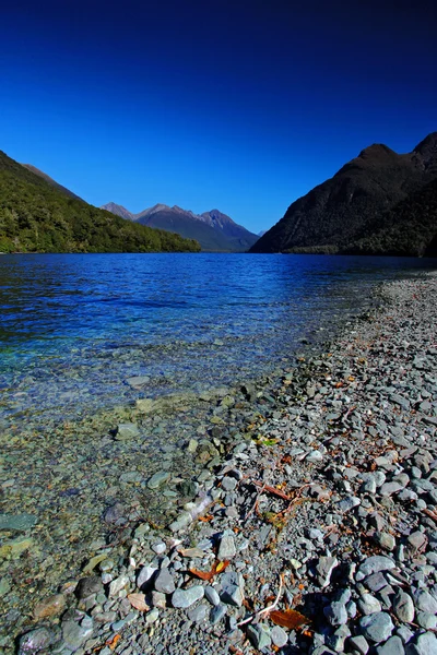 Krajobraz górski w Nowej Zelandii — Zdjęcie stockowe