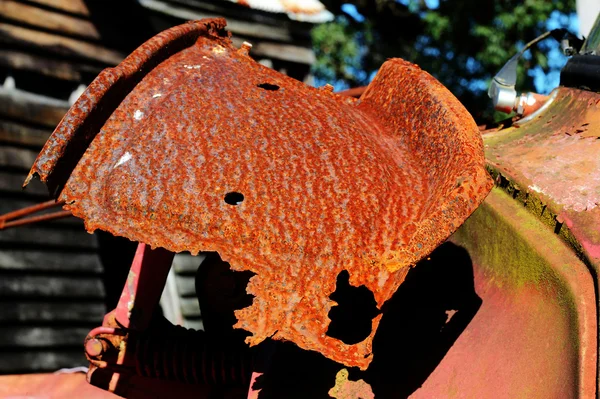 Camion rosso rustico — Foto Stock