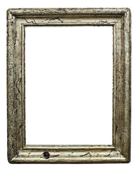 Geïsoleerde houten frame — Stockfoto