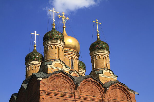 Monastery from the 17th Century in the Russian capital Moscow, Russia