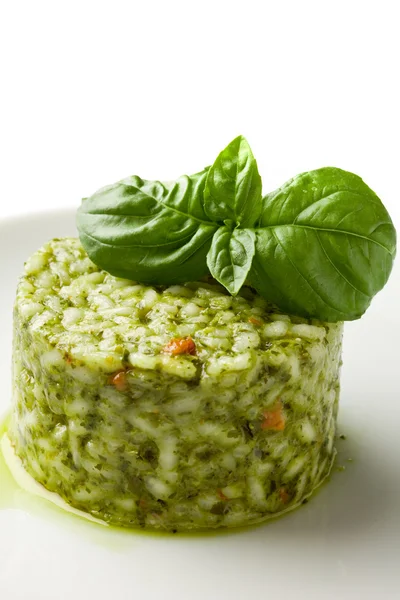 Risotto with Basil — Stock Photo, Image