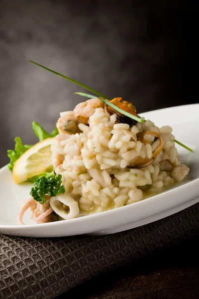 Risotto with Seafood — Stock Photo, Image