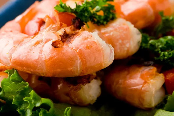 烤的大虾 — 图库照片