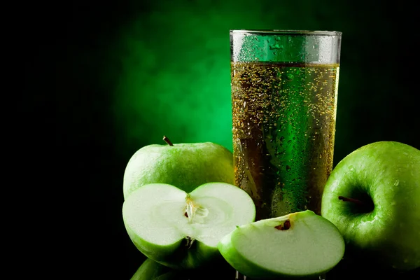 Green Apple Juice — Stock Photo, Image