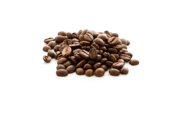 Coffee Beans on white isolated background — Stock Photo, Image