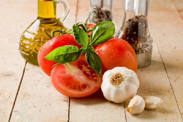 Italian main ingredients — Stock Photo, Image