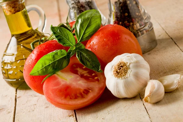 Principais ingredientes italianos — Fotografia de Stock