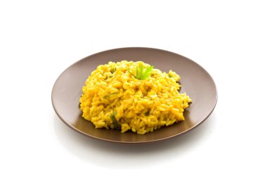 Risotto ile izole safran