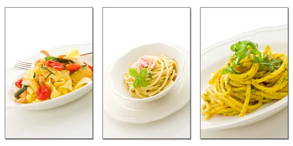 Collage de pasta — Foto de Stock