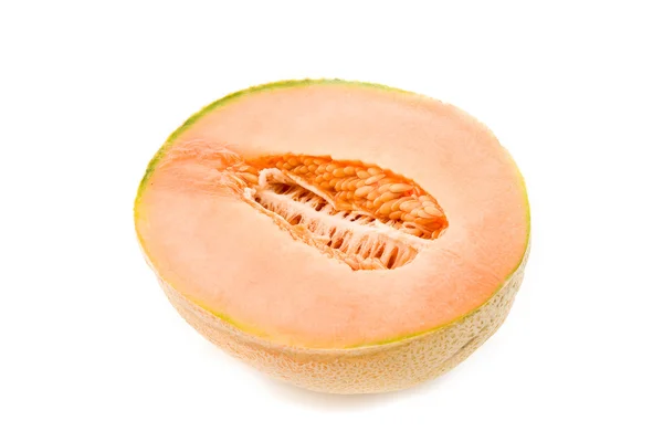 Melone su sfondo bianco — Foto Stock