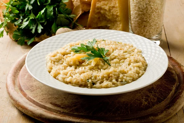 Grana parmesan peynirli risotto — Stok fotoğraf