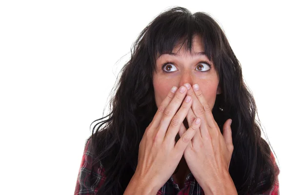 stock image Surprised Young Woman