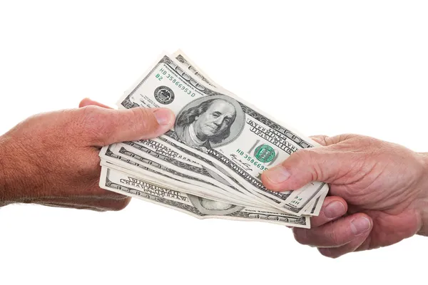 Money Changing Hands — Stock Photo, Image