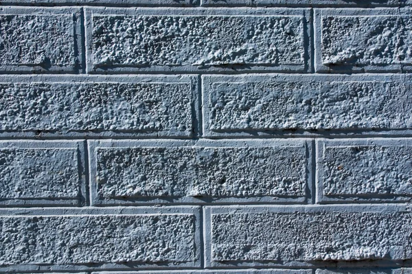 Azul parede de tijolo fundo — Fotografia de Stock