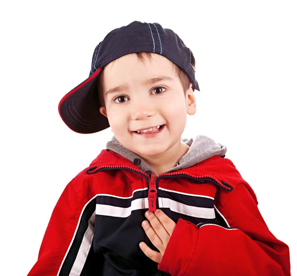 Little boy with cap — Stock Photo, Image